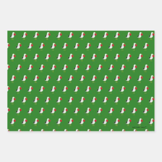 Goldener Weihnachtsstrand - Geschenk Wrap Set 3 Geschenkpapier Set (Vorderseite 3)