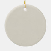 Goldener weißer Blumenstrauß Keramik Ornament (Hinten)