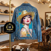 Goldener Western Glam Decoupage Seidenpapier