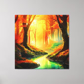 Goldener Whisper vom Herbst Leinwanddruck (Vorderseite)