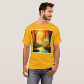 Goldener Whisper vom Herbst T-Shirt (Vorne ganz)