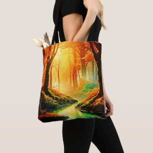 Goldener Whisper vom Herbst Tasche