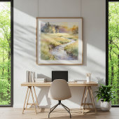 Goldener Wiesenbach Poster