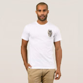 Goldener Winged Schädel - 3 T-Shirt (Vorne ganz)