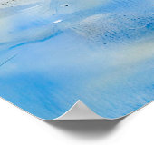 Goldener Winter am Fluss Havelland Poster (Ecke)