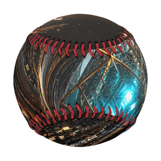 Goldener Wirbel des Quantenkerns Baseball (Vorderseite)