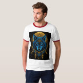 Goldener Wolf T-Shirt (Vorne ganz)