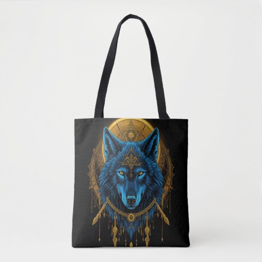 Goldener Wolf Tasche (Vorderseite)