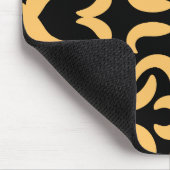 Goldener Wurm Mousepad (Ecke)