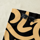 Goldener Wurm Strandtuch (Beispiel)