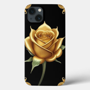 Goldener Zierrahmen mit Blumenmotiv Case-Mate iPhone Hülle