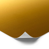 Goldenes 3D Zimmer. Hintergrund3d, abstrakt, Herbs Poster (Ecke)