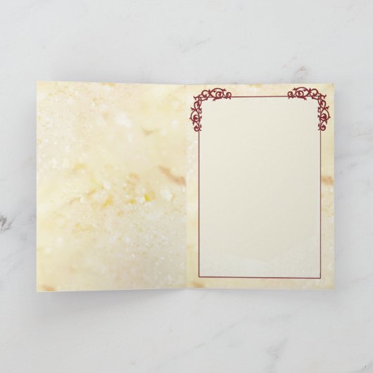 Goldenes 50-jähriges Jubiläum Karte (Innenseite)