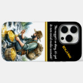 Goldenes Abenteuer am Ufer des Flusses Case-Mate iPhone Hülle (Rückseite (Horizontal))