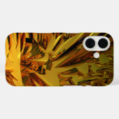 goldenes abstrakt Case-Mate iPhone hülle (Rückseite (Horizontal))