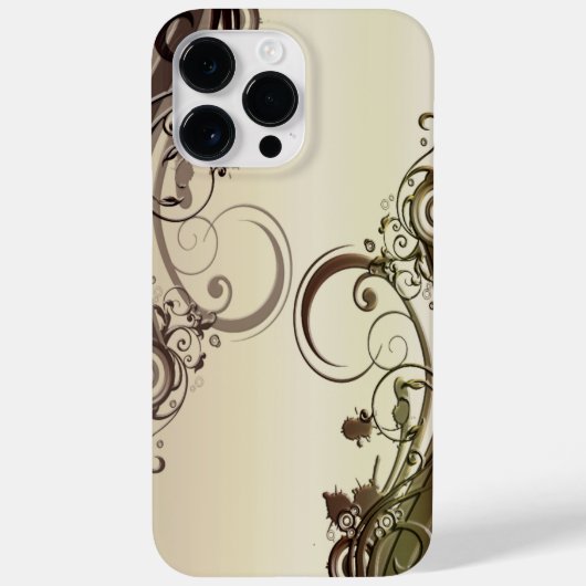 Goldenes Abstrakt Case-Mate iPhone Hülle (Rückseite)