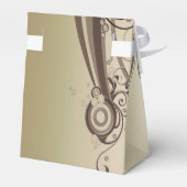 Goldenes Abstrakt Geschenkschachtel (Rückseite)