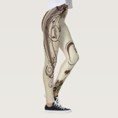 Goldenes Abstrakt Leggings (Rechts)