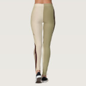 Goldenes Abstrakt Leggings (Rückseite)