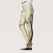 Goldenes Abstrakt Leggings (Links)