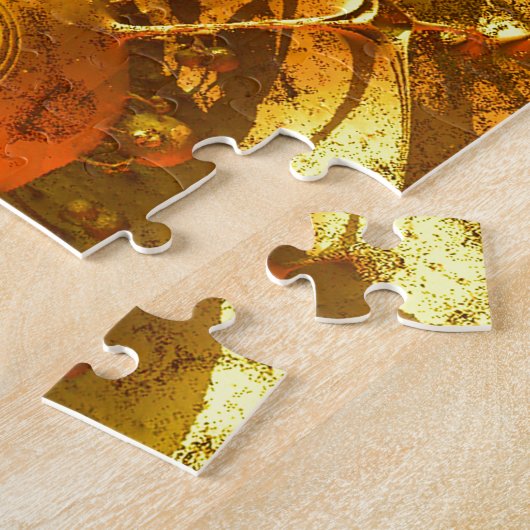 Goldenes Abstrakt Puzzle (Seite)