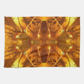 Goldenes Abstraktes Handtuch (Horizontal)