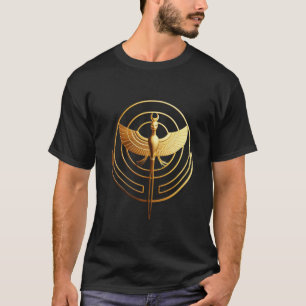 Goldenes ägyptisches Flügelsymbol T-Shirt