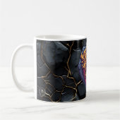 Goldenes Amethyst-Emblem Kaffeetasse (Links)