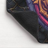 Goldenes Amethyst-Emblem Mousepad (Ecke)