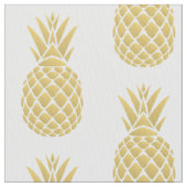 Goldenes Ananas-Gewebe Stoff (Nahaufnahme)
