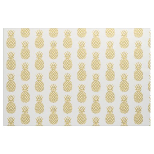 Goldenes Ananas-Gewebe Stoff (Fat Quarter (45,7 x 55,9 cm))