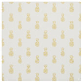 Goldenes Ananas-Muster-Baumwollgewebe Stoff (Muster)