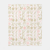 Goldenes Ankermuster Fleecedecke (Vorderseite)