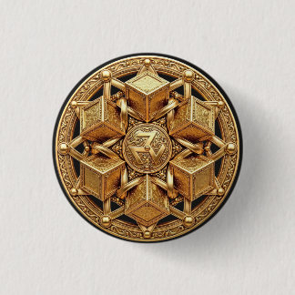 Goldenes Antahkarana Mystisch Button