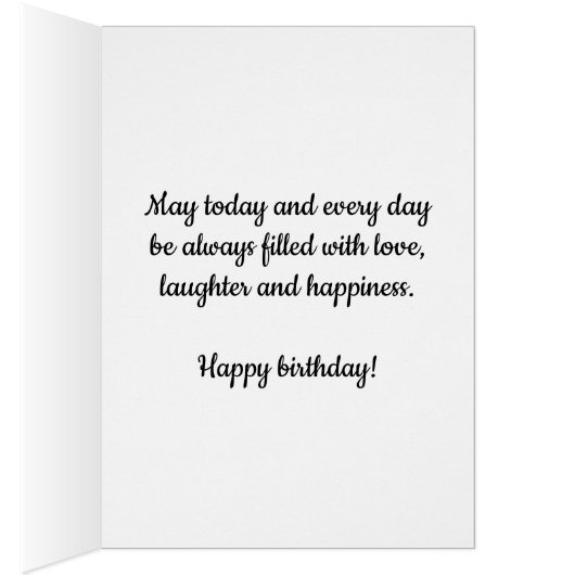 Goldenes Aquarellherz 17. Geburtstag (Innen (Rechts))