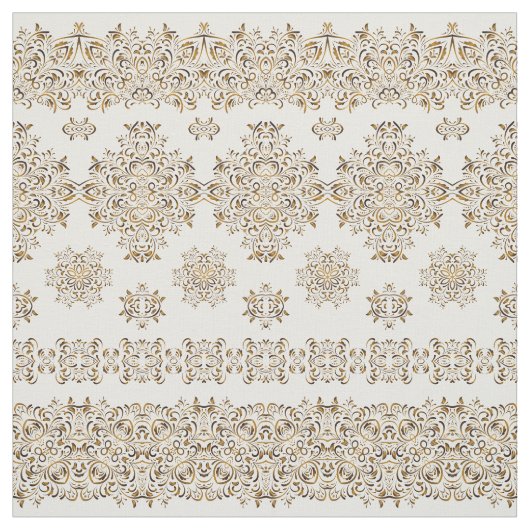 Goldenes arabisches Muster Stoff (Muster)