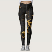 Goldenes Arkane-Symbol Leggings (Vorderseite)