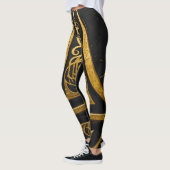 Goldenes Arkane-Symbol Leggings (Links)