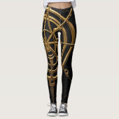 Goldenes Arkane-Symbol Leggings (Vorderseite)