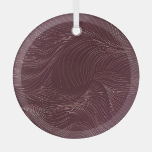 Goldenes Art Deco: Luxus-Vintage-Wallpaper Ornament Aus Glas