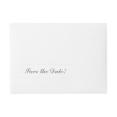 Goldenes Aschenputtel Party rund um Labels Rundum-Adressaufkleber (Vorderseite)