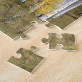 Goldenes Aspen-Baum-Puzzlespiel Puzzle (Seite)