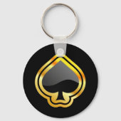 Goldenes Ass Schlüsselanhänger (Vorderseite)