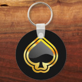 Goldenes Ass Schlüsselanhänger (Vorderseite)