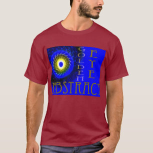 Goldenes Auge Abstrakt Mens Dark T - Shirt
