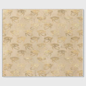 Goldenes Auge des Horusmusters Geschenkpapier (Flach)