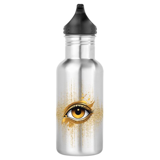 Goldenes Auge Edelstahlflasche (Rechts)