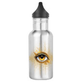 Goldenes Auge Edelstahlflasche (Links)