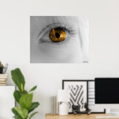 goldenes Auge Poster (Heimbüro)