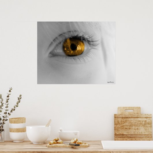 goldenes Auge Poster (Küche)